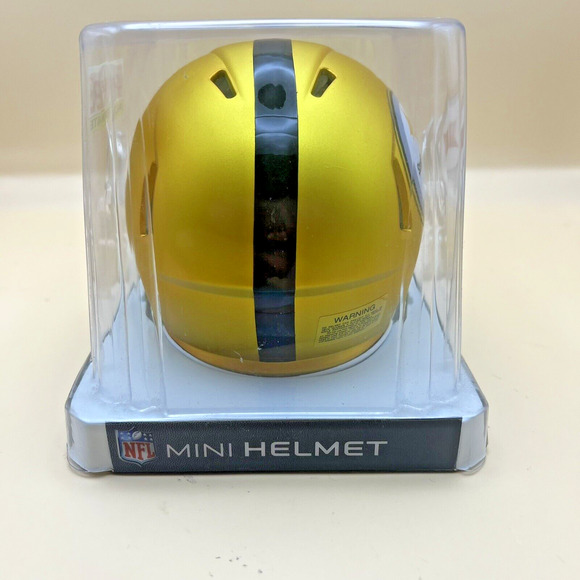 JuJu Smith-Schuster Signed Pittsburgh Steelers Wide Receiver Blaze Mini Helmet - Picture 5 of 7